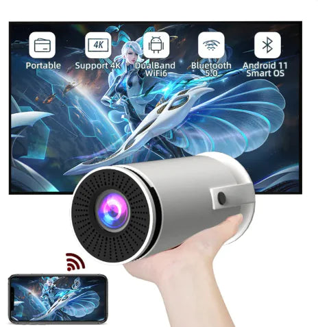 Smart Android Ultra HD Screen Projection Home Projector - D N A WeaDWeaR