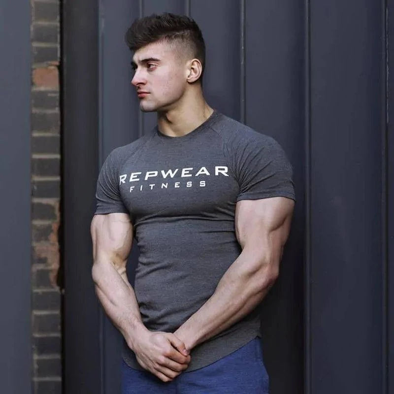 Men T Shirt Short Sleeve Shirts - D N A Fitness&Beauty