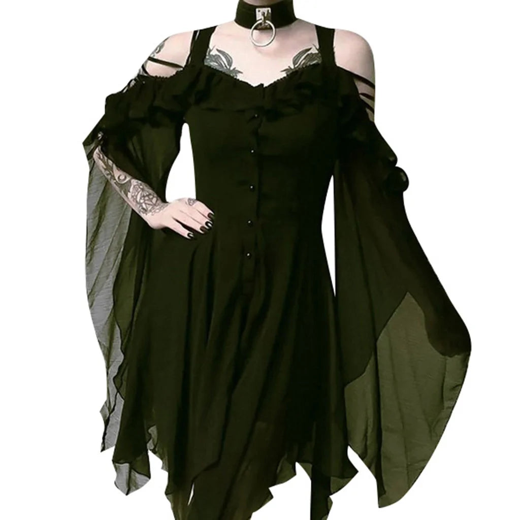 Cosplay Clothing Unique Irregular Hem Dress - D N A WeaDWeaR