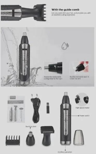 2-in-1 Nose and Hair Trimmer grooming - D N A Fitness&Beauty