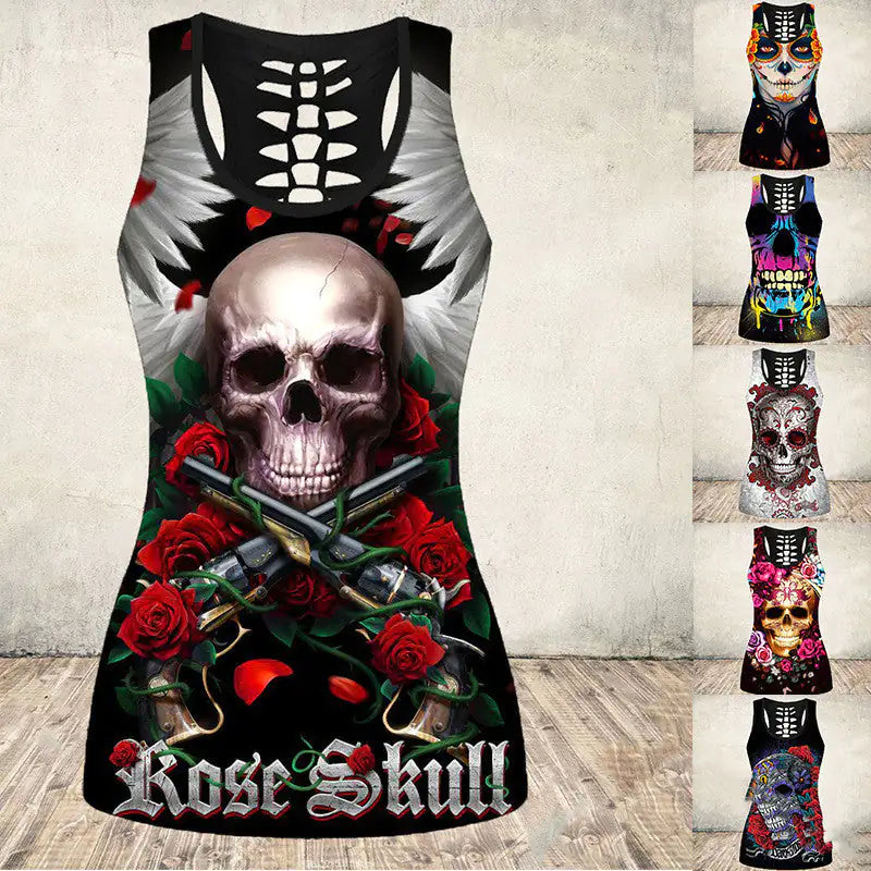 Best Halloween Skull Shirt - D N A WeaDWeaR