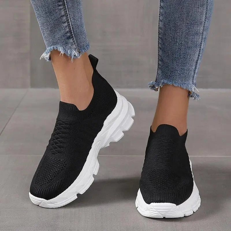 Women's Platform Casual Sneakers - D N A Fitness&Beauty