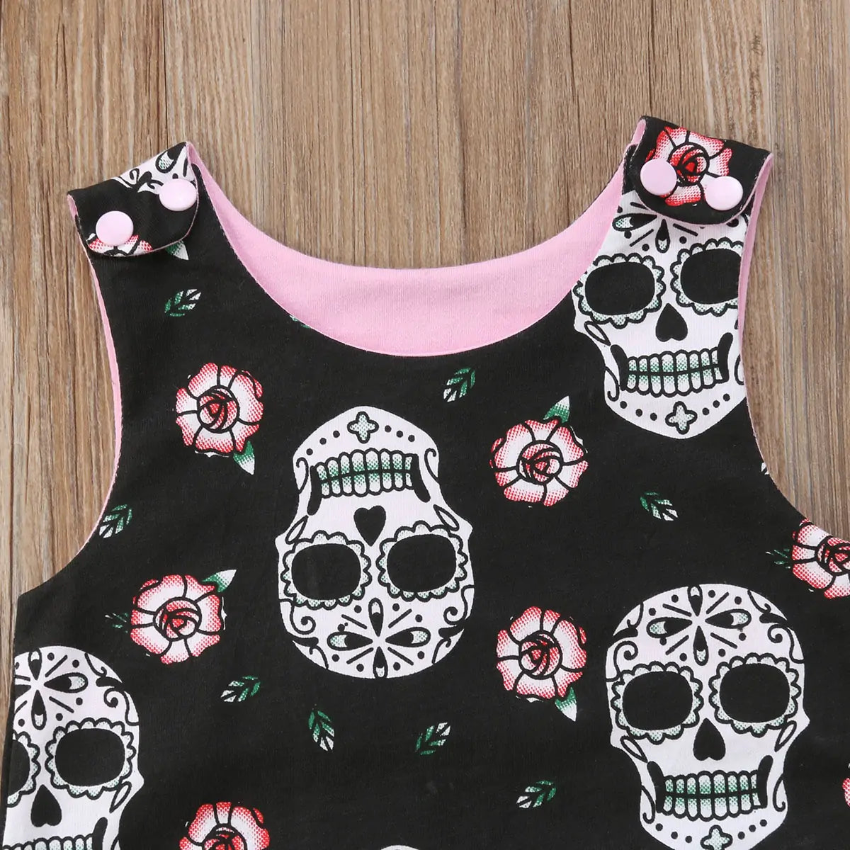 Baby Skull Romper Set - D N A WeaDWeaR