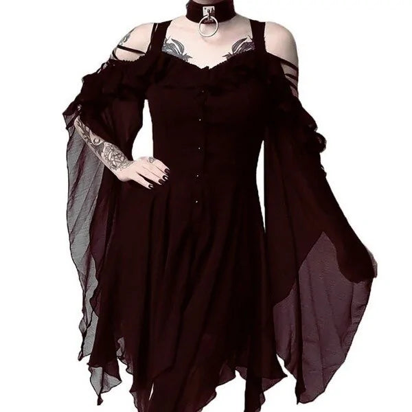 Cosplay Clothing Unique Irregular Hem Dress - D N A WeaDWeaR