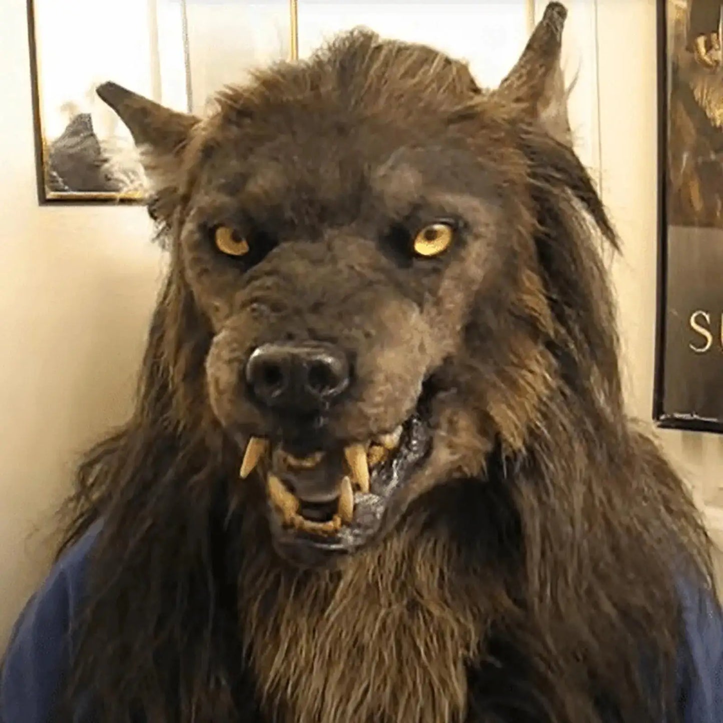 Scary Halloween Wolf Mask - D N A WeaDWeaR