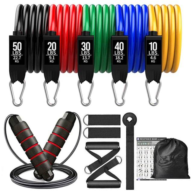 Fitness Exercises Resistance Bands Set - D N A Fitness&Beauty