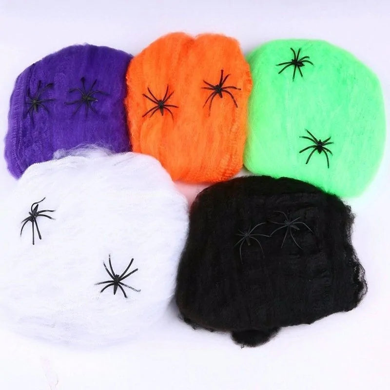 Spider Web Halloween Decoration - D N A WeaDWeaR