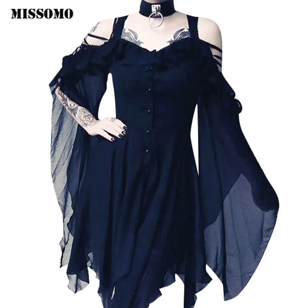 Cosplay Clothing Unique Irregular Hem Dress - D N A WeaDWeaR