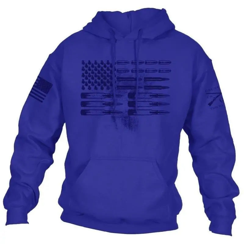 Best Men's Winter American Flag Hooded Sweatshirt