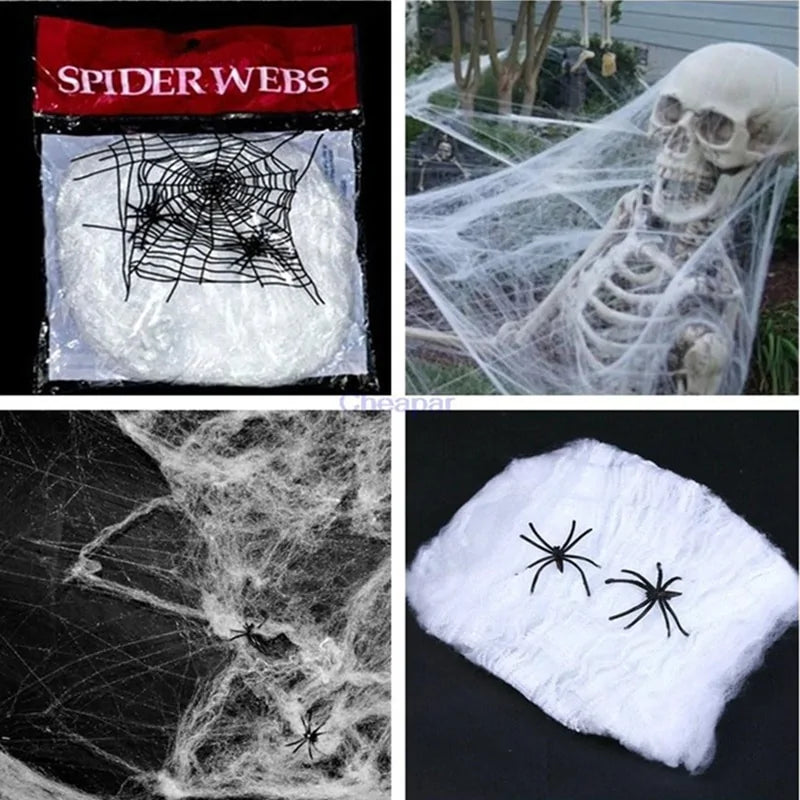 Spider Web Halloween Decoration - D N A WeaDWeaR