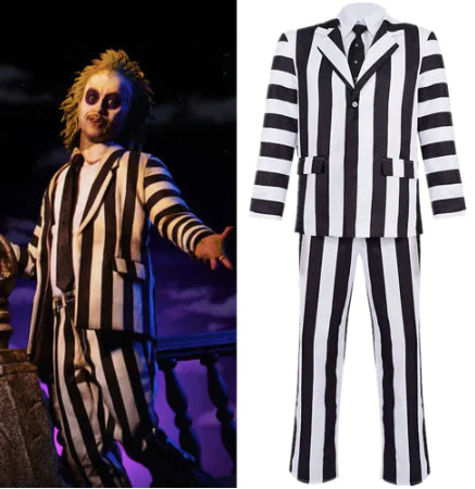 Ultimate Beetlejuice Cosplay Costume – Channel Your Inner Michael Keaton! - D N A WeaDWeaR