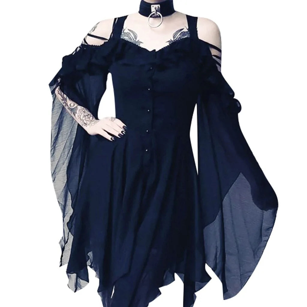 Cosplay Clothing Unique Irregular Hem Dress - D N A WeaDWeaR