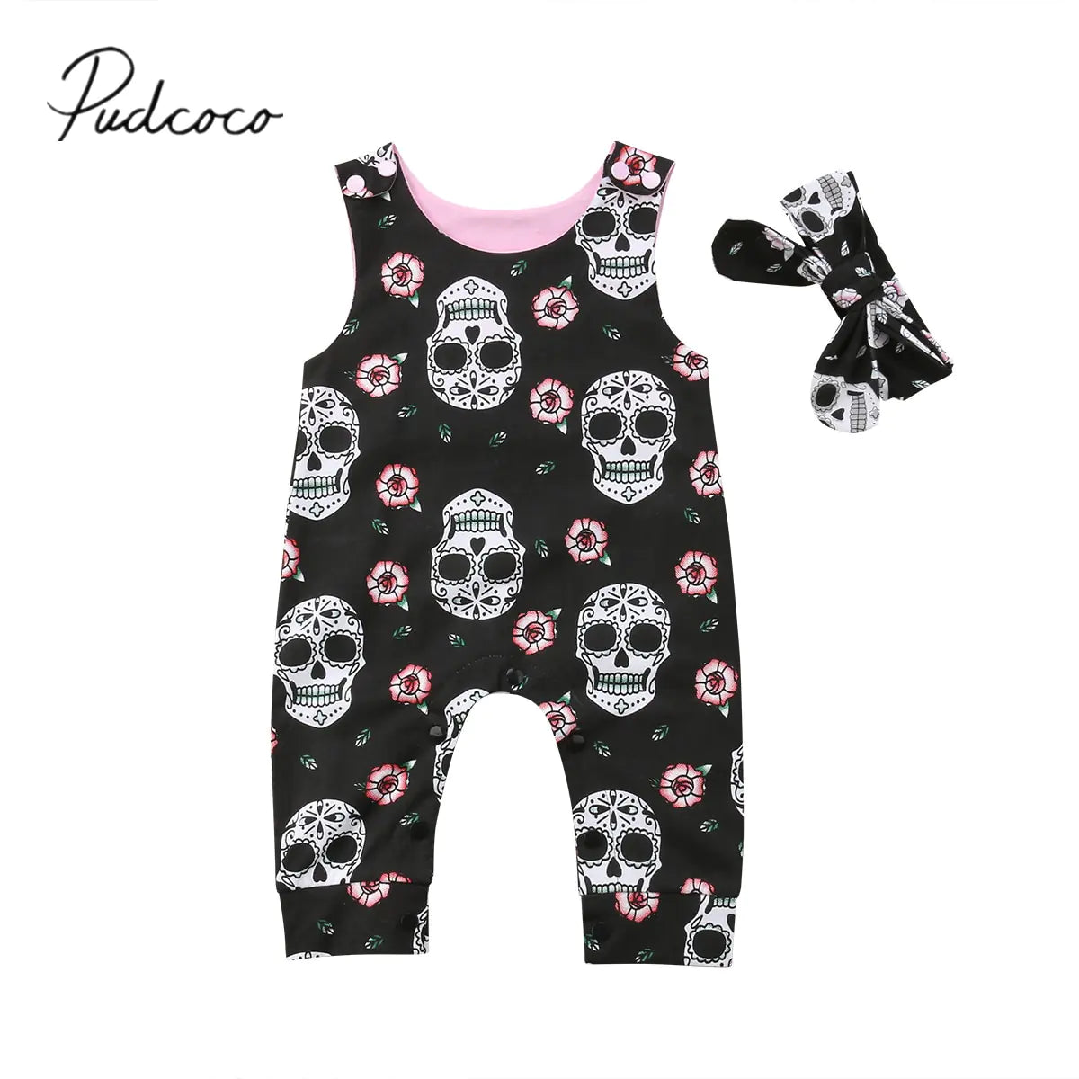 Baby Skull Romper Set - D N A WeaDWeaR