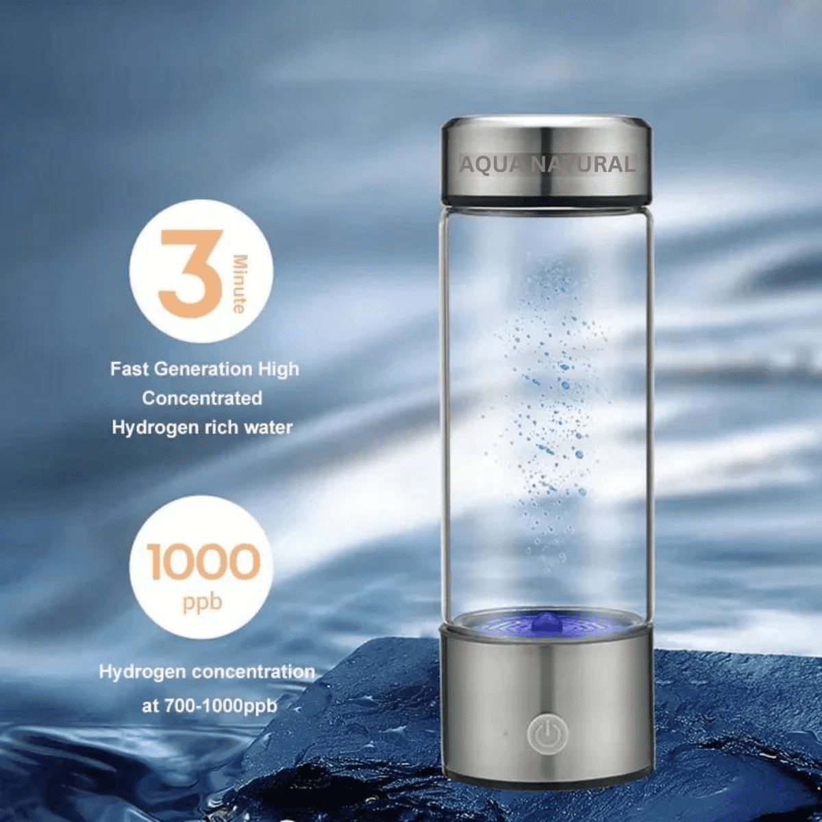 Hydrogen Water Bottle - D N A Fitness&Beauty