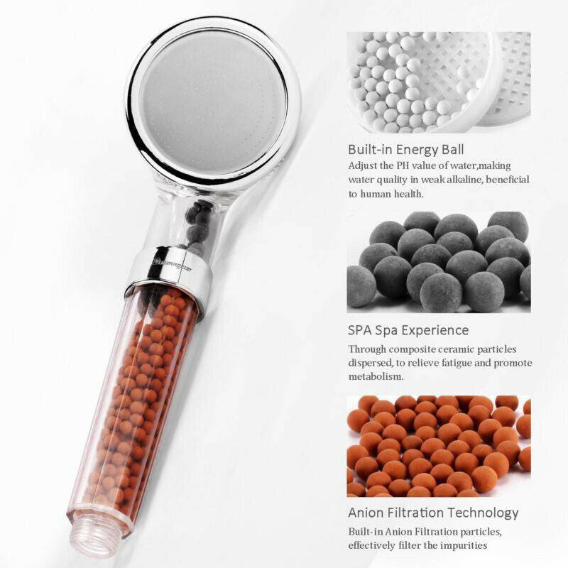 Ionic Spa Shower Head Filter - D N A Fitness&Beauty