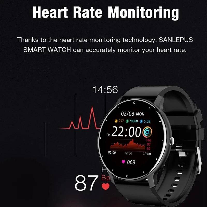 Full Touch Screen Fitness Smart Watch - D N A Fitness&Beauty