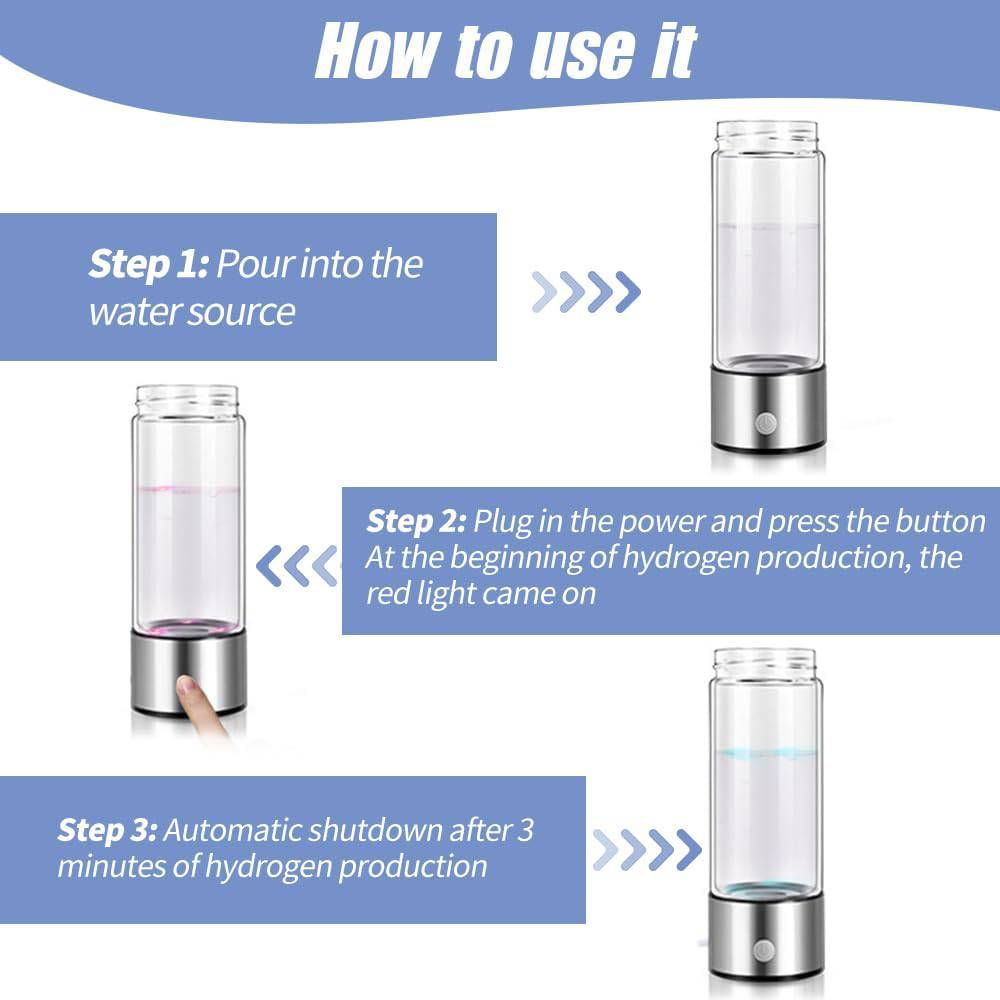 Hydrogen Water Bottle - D N A Fitness&Beauty