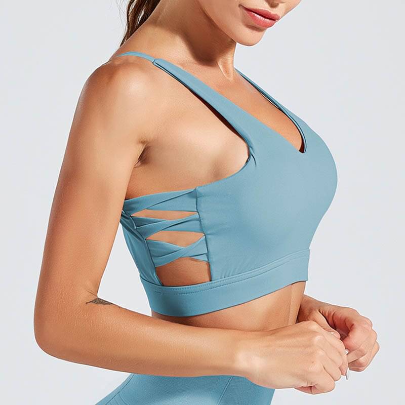 Breathable Fitness Shockproof Sports Bra - D N A Fitness&Beauty